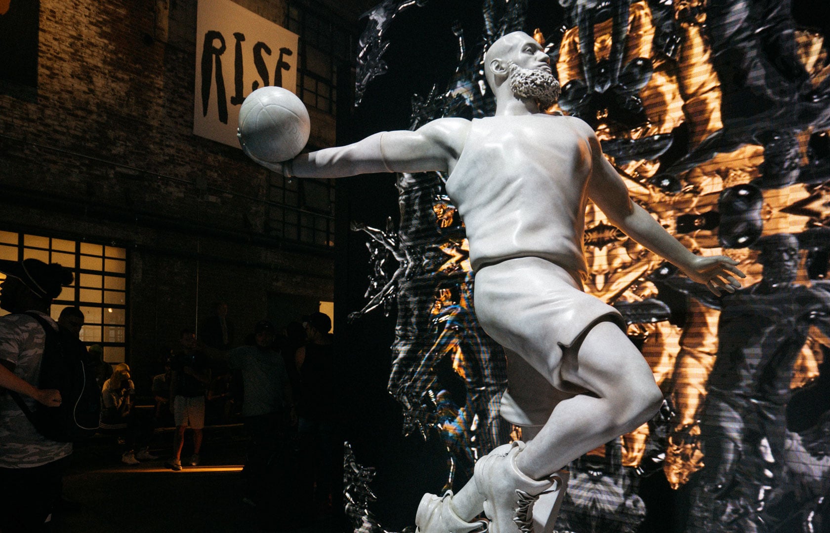 Lebron James Statue for 2K Sports 60 Grit Studios